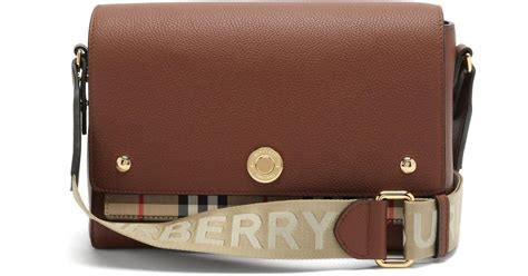 what kind of leather does burberry use|burberry over the shoulder bags.